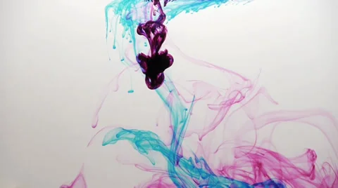 Ink in water Stock Footage 31766419