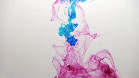Ink in water Stock Footage 31766608