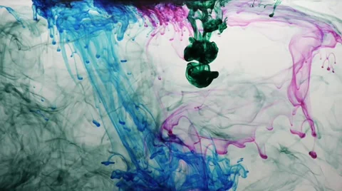Ink in water Stock Footage 31768088