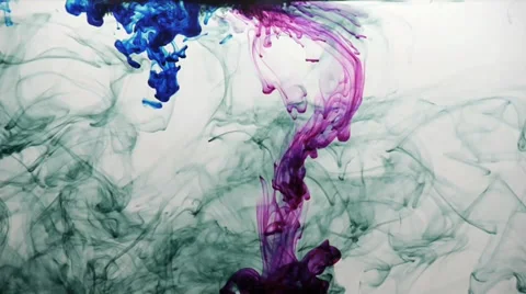 Ink in water Stock Footage 31768653