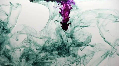 Ink in water Stock Footage 31769182