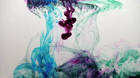 Ink in water Stock Footage 31771129