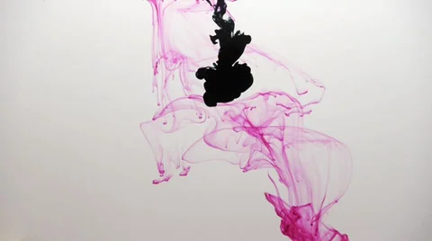 Ink in water Stock Footage 31771738