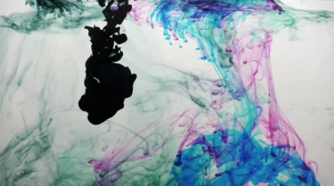 Ink in water Stock Footage 31773963