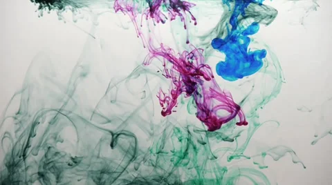 Ink in water Stock Footage 31774507