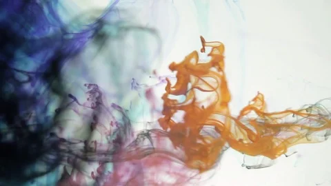 Ink in Water Stock Footage 73019614