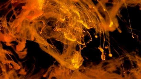 Ink In Water Stock Footage