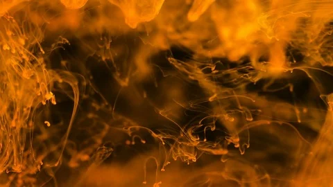 Ink In Water Stock Footage