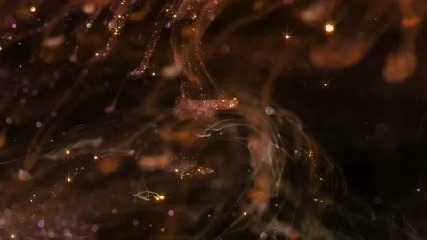 Ink In Water Stock Footage
