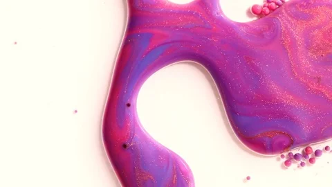 Ink in water Stock Footage 80855835