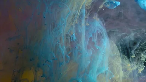 Ink in the water Stock Footage 81324249