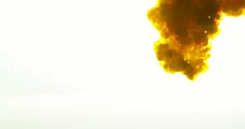 Ink in Water Stock Footage 87377897