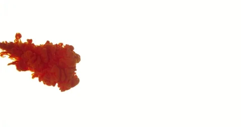 Ink in Water Stock Footage 87381261
