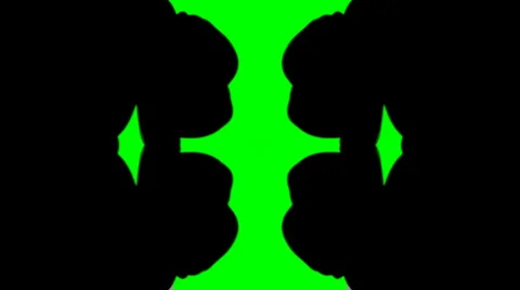 Ink in  Water green screen Video stock 5017454