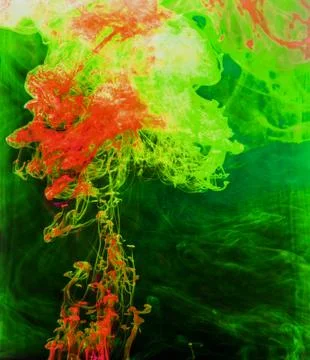 Ink in water Stock Illustration