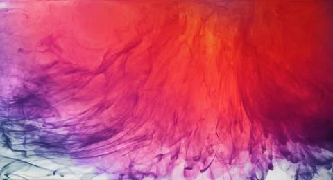 Ink in water Stock Photos