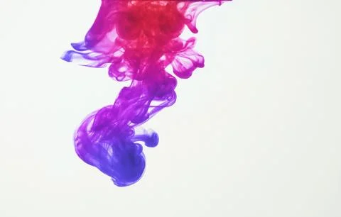 Ink in water Stock Photos