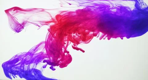 Ink in water Stock Photos