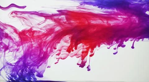 Ink in water Stock Photos
