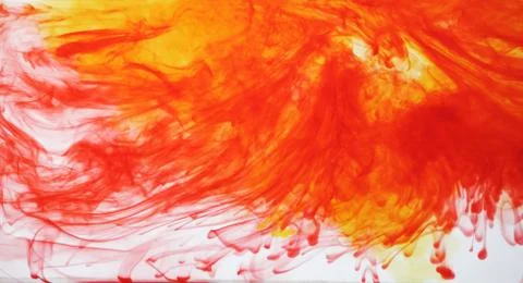Ink in water Stock Photos
