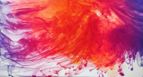 Ink in water Stock Photos