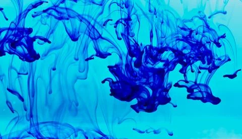 Ink in water Foto stock