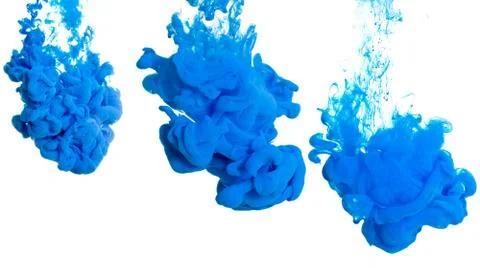 Ink in water Stock Photos