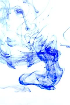 Ink in water Foto stock