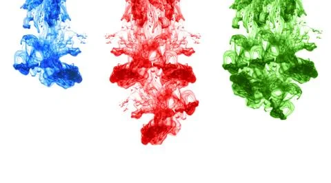 Ink in water Stock Photos