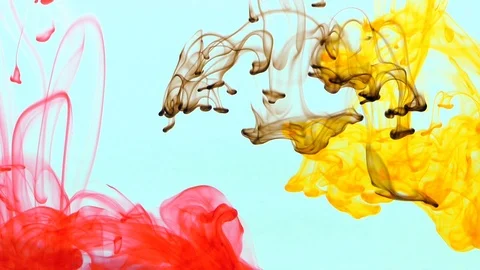 Ink In Water Slow Motion Spreading Background 11 Stock Footage 96423653