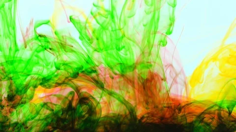 Ink In Water Slow Motion Spreading Background Stock Footage 96424307