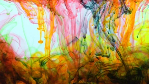 Ink In Water Slow Motion Spreading Background 4 Stock Footage 96428948