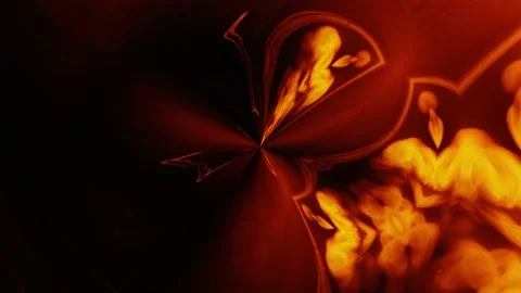 Ink water swirl. Parallel dimension portal. Black hole. Golden paint circle Stock Footage 131616612