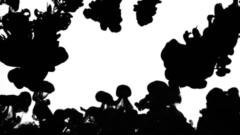 Ink In Water Transition Stock Footage 178485231