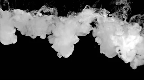 Ink In Water White Background Stock-Footage 65428943