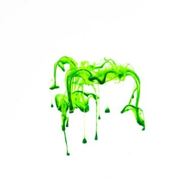 Ink on white background Stock Photos
