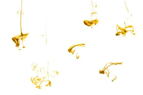 Ink on white background Stock Photos