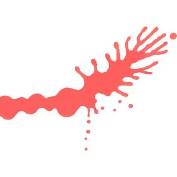 Inkbleed Abstract Liquid Pattern Contrast Color Stock Illustration