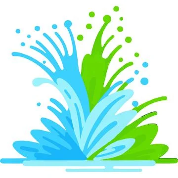 Inkbleed Abstract Splash Flow Creativity Color Ilustração Stock