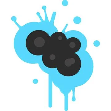 Inkbleed Mess Liquid Flow Shading Color イラスト素材