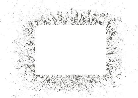 Inkblot background set Stock Illustration