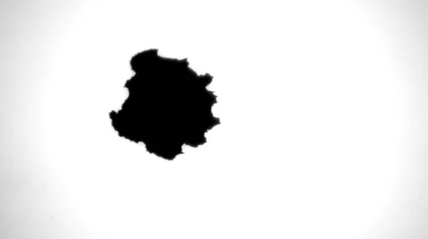 Inkblot Pair Stock Footage 995155