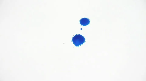 Inkblot on paper Stock-Footage 32255282