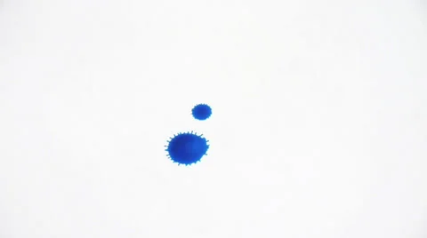 Inkblot on paper Stock-Footage 32255360