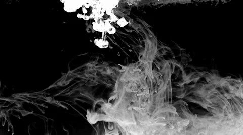 Inkblot in water Stock Footage 32089179