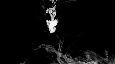 Inkblot in water Stock Footage 32089721
