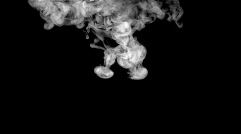 Inkblot in water Stock Footage 32089872