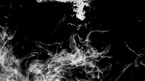 Inkblot in water Stock Footage 32090690