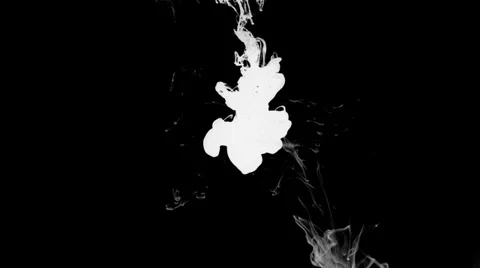 Inkblot in water Stock Footage 32091105