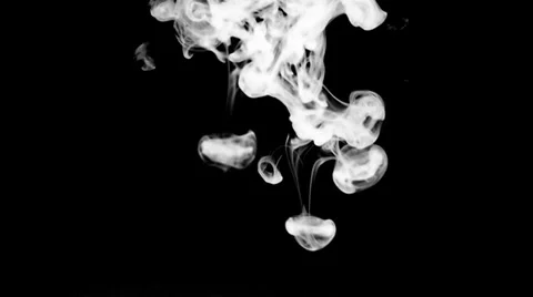 Inkblot in water Stock Footage 32091699